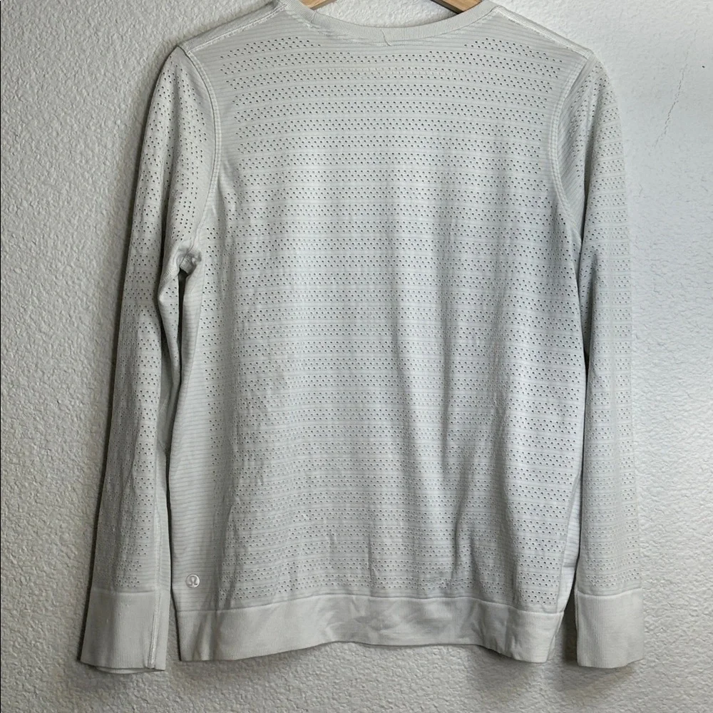 Lululemon Womens‎ Long Sleeve Top Breeze By Lightweight Gym Activewear
